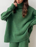 'Keres' Long Sleeve Top and Pants Sweater Set - Celes Fashion